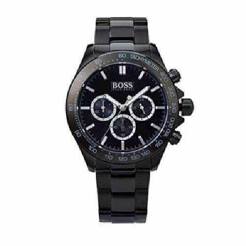 Image of Hugo Boss IP Sort Quartz herre ur, model 1512961